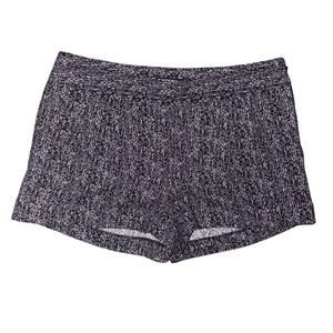 Express Black & White Tweedy Dress Shorts
